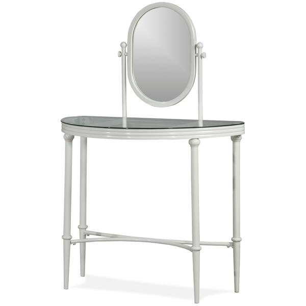 Copper Grove Vetovo Matte White Metal Gl Vanity With Copper Grove Vetovo Matte White