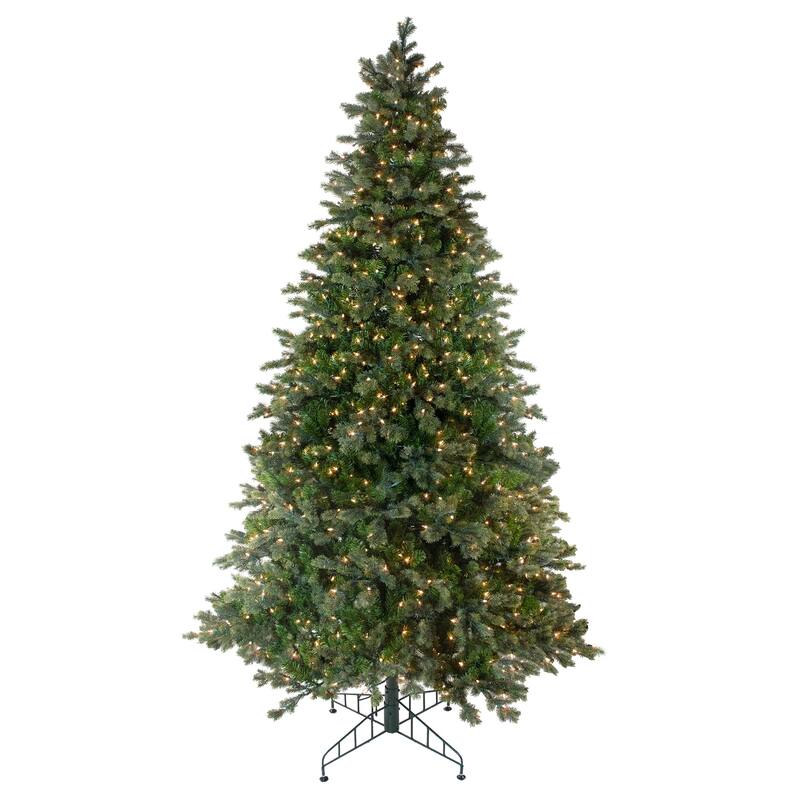 9' Pre-Lit Savannah Spruce Artificial Christmas Tree - Clear Lights