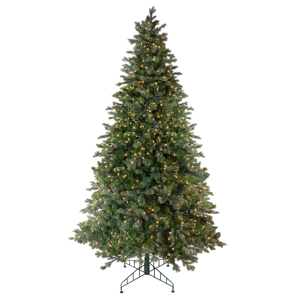 9' Pre-Lit Savannah Spruce Artificial Christmas Tree - Clear Lights