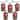 Set of 10 Tropical Paradise Brown Tiki Garden Patio Lights - Brown Wire