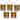 Set of 10 Tropical Tiki Bamboo Summer Garden Patio Christmas Lights - White Wire
