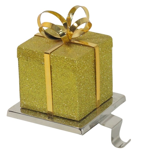 Cheap Christmas Stocking Holder Mantel Hook Golden Silver Color