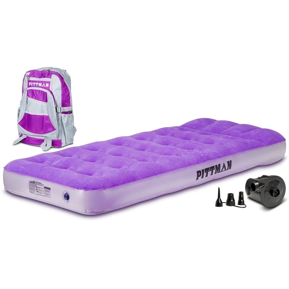 Pittman Kids Air Mattress W Backpack Battery Pump Overstock 26450705