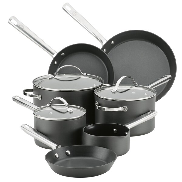 anolon 10 piece suregrip nylon nonstick kitchen utensil set