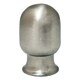 preview thumbnail 3 of 6, Royal Designs Top Rounded Cylindar Brushed Nickel Lamp Finial, Set of 2