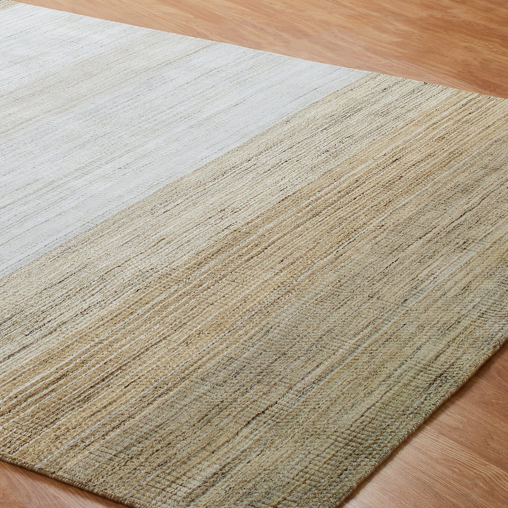 Porch & Den Dekorte Soft Neutrals Striation Patern Area Rug