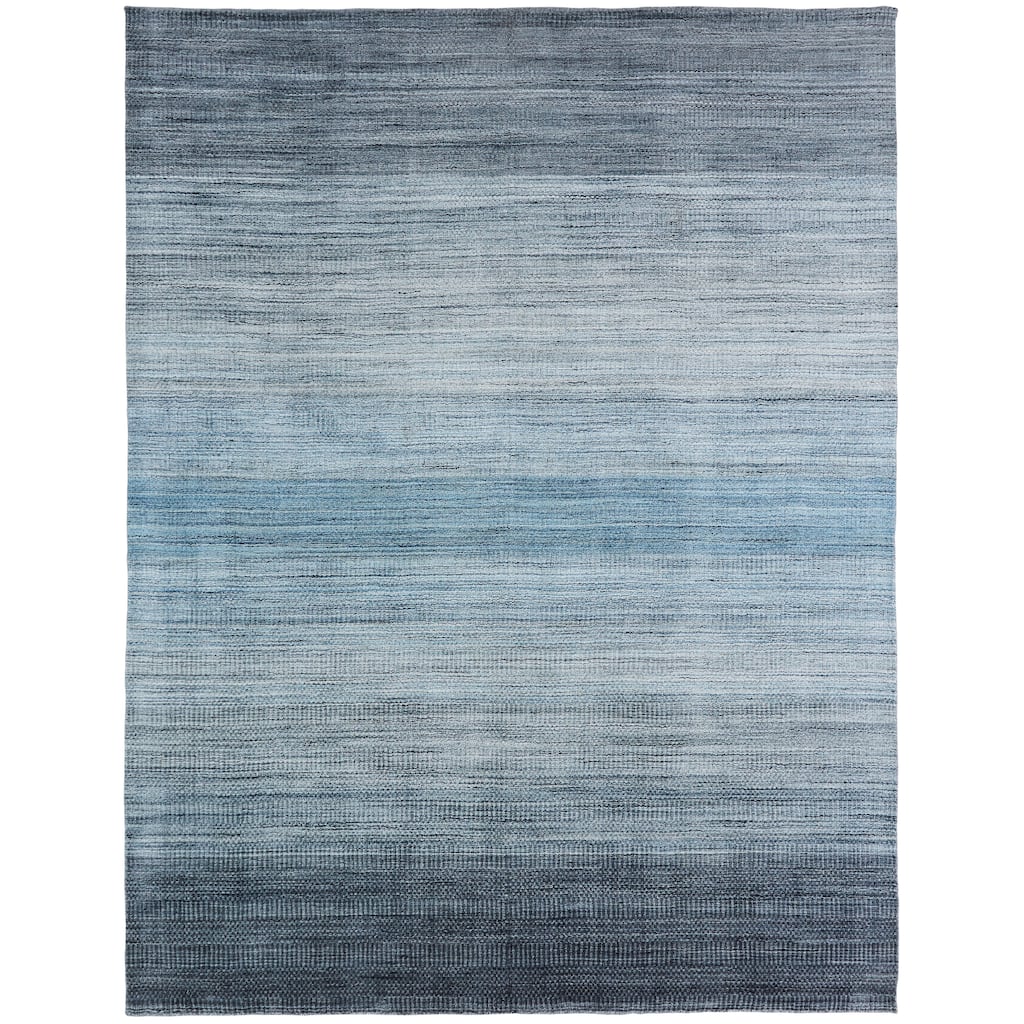 Porch & Den Dekorte Tonal Blues Striated Area Rug