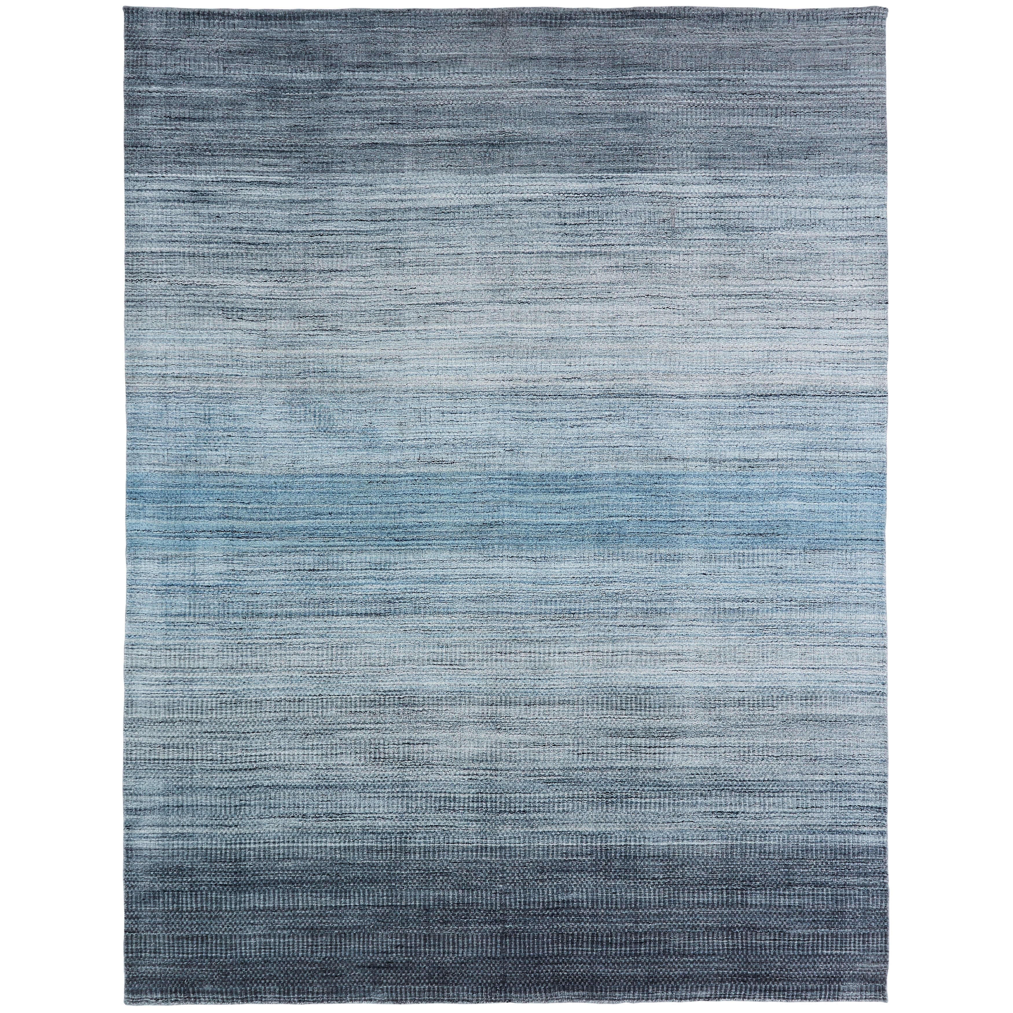 Porch & Den Dekorte Tonal Blues Striated Area Rug