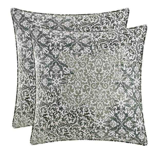 Stone Cottage Abingdon Green European Sham Set (As Is Item) Bed Bath