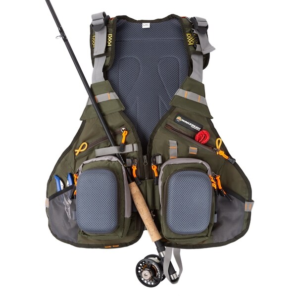 Shop 16 Pocket Fishing Vest Lightweight Adjustable Nylon and EVA Foam