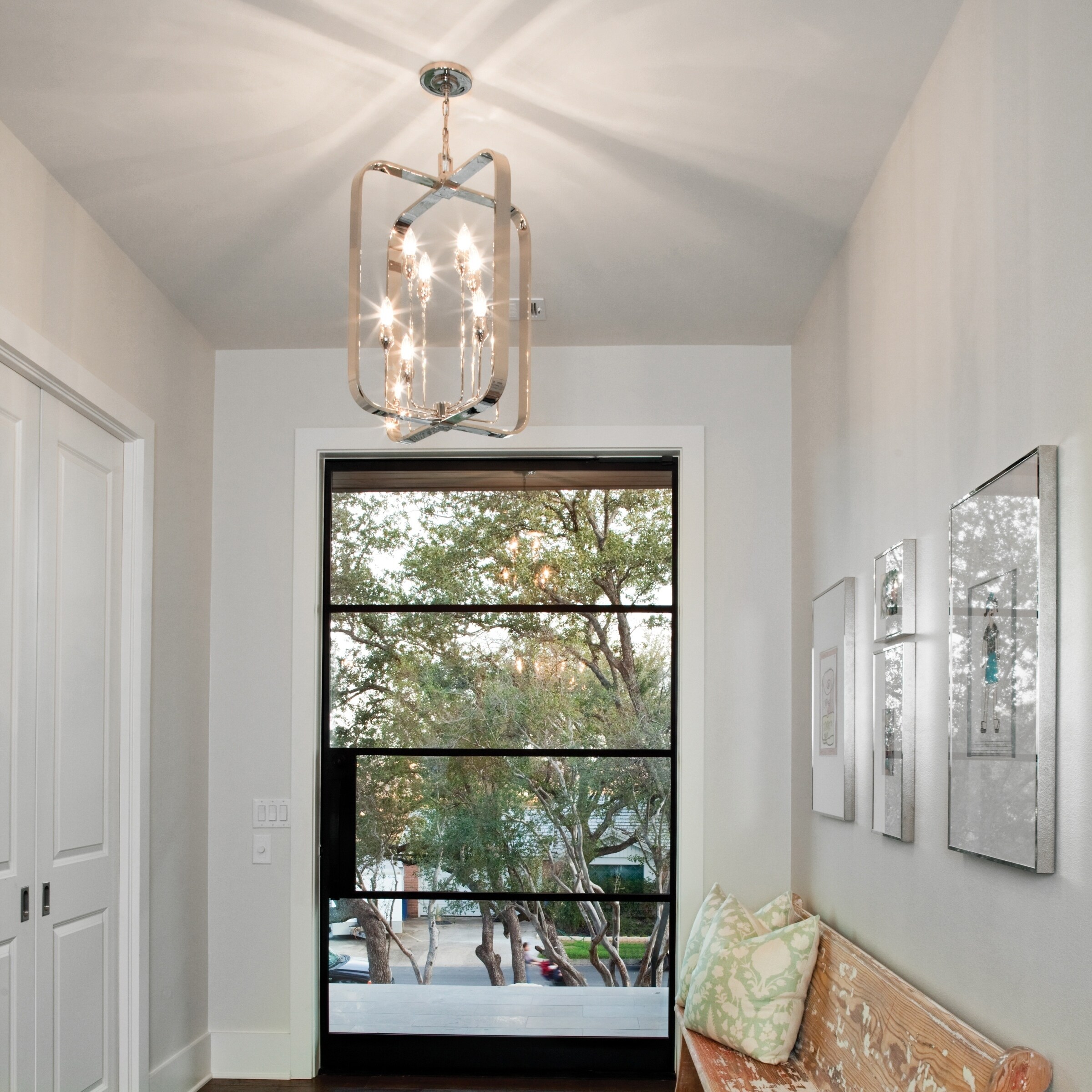 Hudson Valley Rumsford 8-light Polished Nickel Chandelier - Chandeliers For Bedrooms by Overstock.com