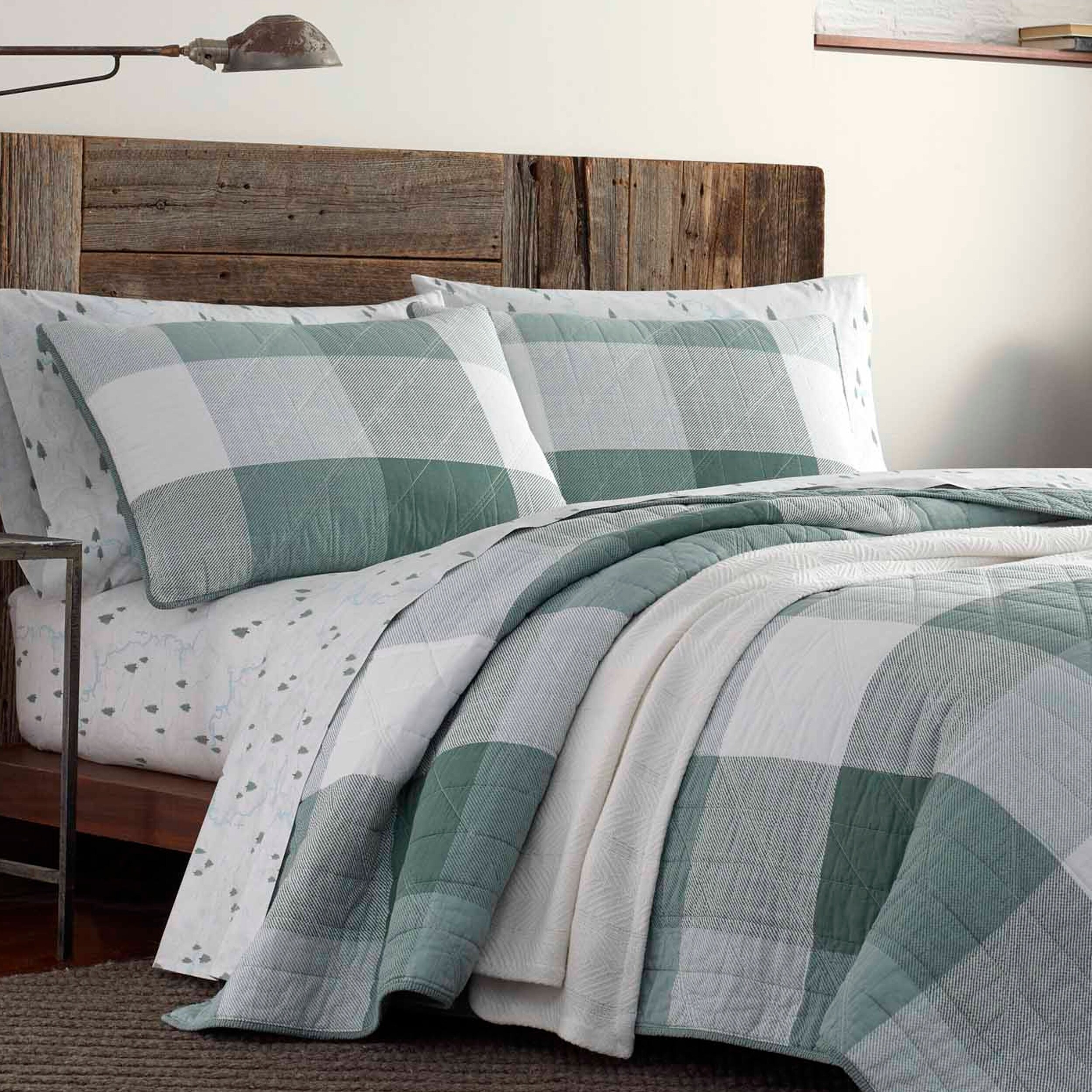 Shop Eddie Bauer Boulder Plaid Quilt Set On Sale Overstock