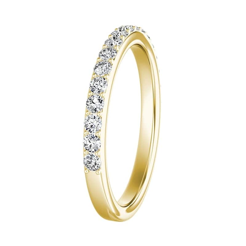 Auriya 3/8ctw Classic Diamond Wedding Band 18k Gold