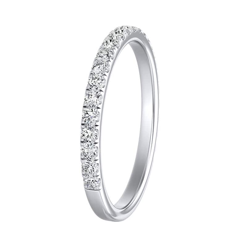 Auriya 1/3ctw Stackable Diamond Wedding Band Platinum