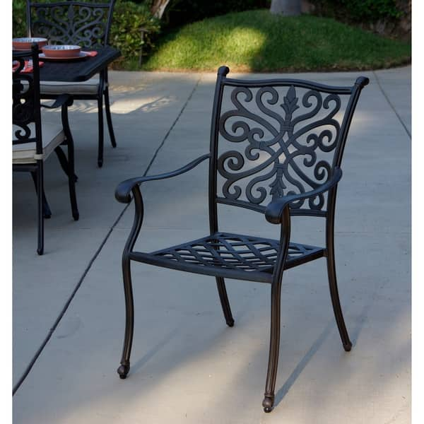 Shop Casablanca Patio 7pc Fire Pit Dining Set With Cushions On