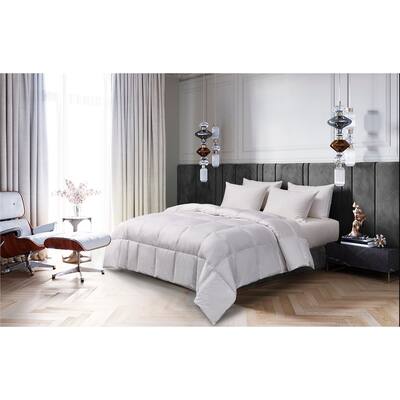Hotel Grand High Warmth White Goose Down and Feather Comforter