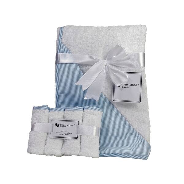 hooded baby towel and washcloth