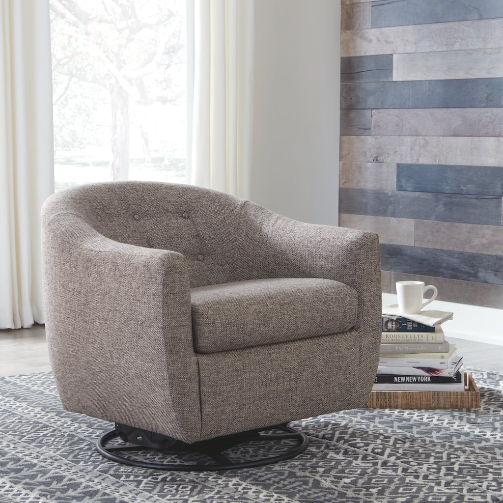 Upshur Swivel Glider Accent Chair