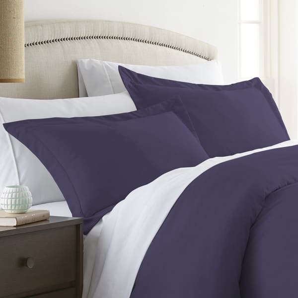 slide 2 of 14, Becky Cameron Premium Ultra Soft 2 Piece Pillow Sham Set Purple - King