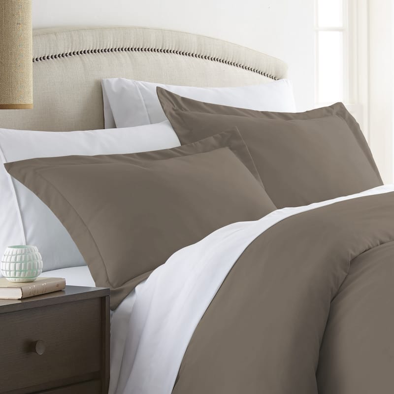 Soft Essentials Premium Ultra Soft 2 Piece Pillow Sham Set - Taupe - Standard
