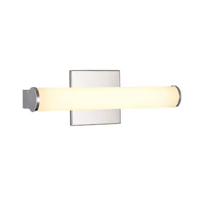 LED Wall Sconce with Chrome Metal Frame