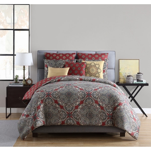 Shop Copper Grove Kalesija Reversible Medallion Comforter Set On