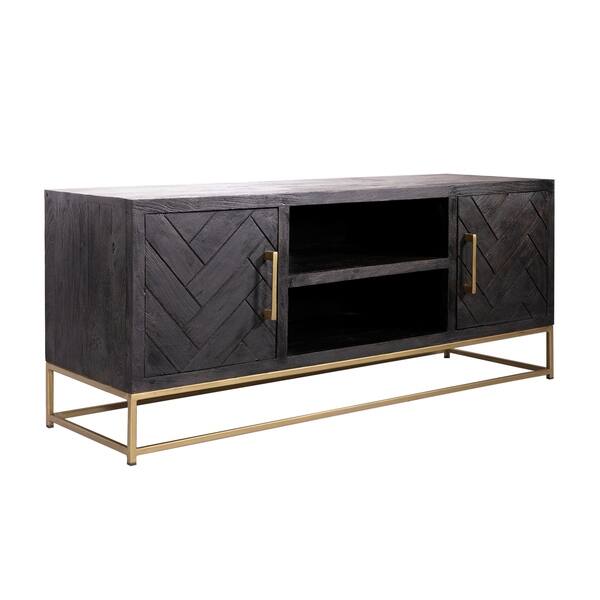 Shop Sydney Industrial Mixed Media Tv Stand Free Shipping Today