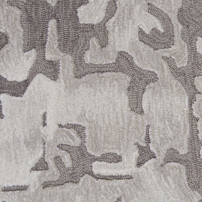 Nourison Symmetry Silver Area Rug