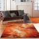 preview thumbnail 1 of 5, Nourison Le Reve Red Flame Area Rug