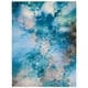 preview thumbnail 2 of 5, Nourison Le Reve Seafoam Blue Area Rug 4' x 6' - Seafoam - Rectangle