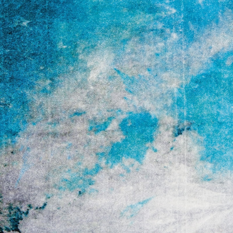 Nourison Le Reve Seafoam Blue Area Rug