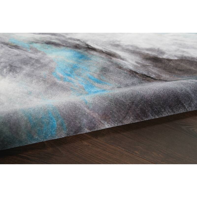 Nourison Le Reve Blue Grey Area Rug