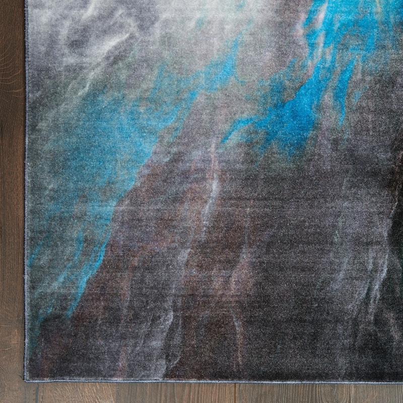 Nourison Le Reve Blue Grey Area Rug