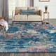 preview thumbnail 15 of 32, Nourison Fusion Multicolor Abstract Shag Rug