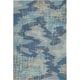 preview thumbnail 2 of 5, Nourison Symmetry Blue/Beige Area Rug 3'9" x 5'9" - Blue/Beige - Rectangle