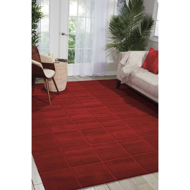 Nourison Westport Solid Geometric Hand-tufted Area Rug