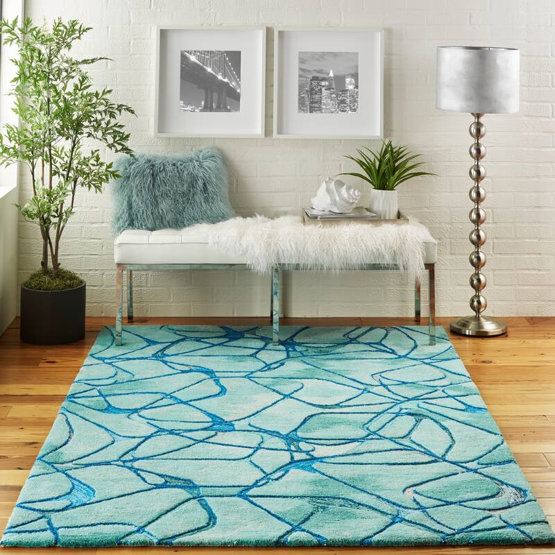 Nourison Symmetry Hand-tufted Abstract Area Rug