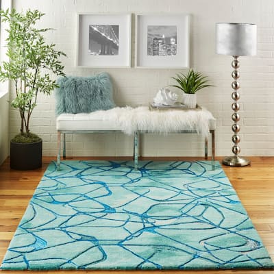 Nourison Symmetry Hand-tufted Abstract Area Rug