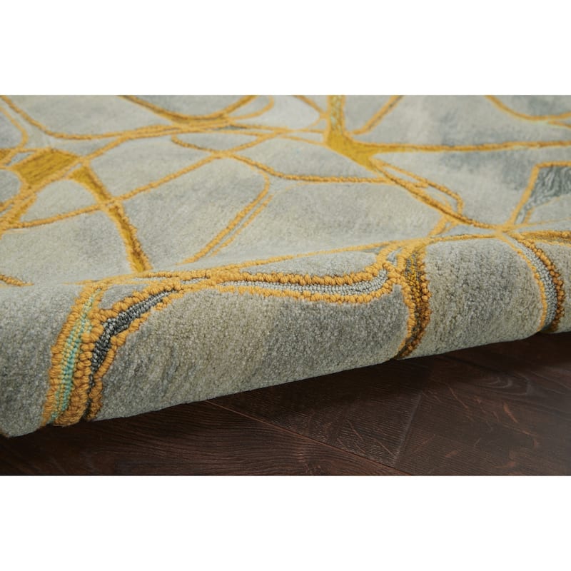 Nourison Symmetry Hand-tufted Abstract Area Rug
