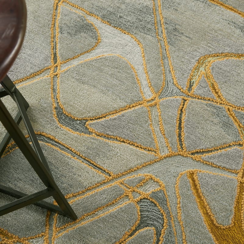 Nourison Symmetry Hand-tufted Abstract Area Rug