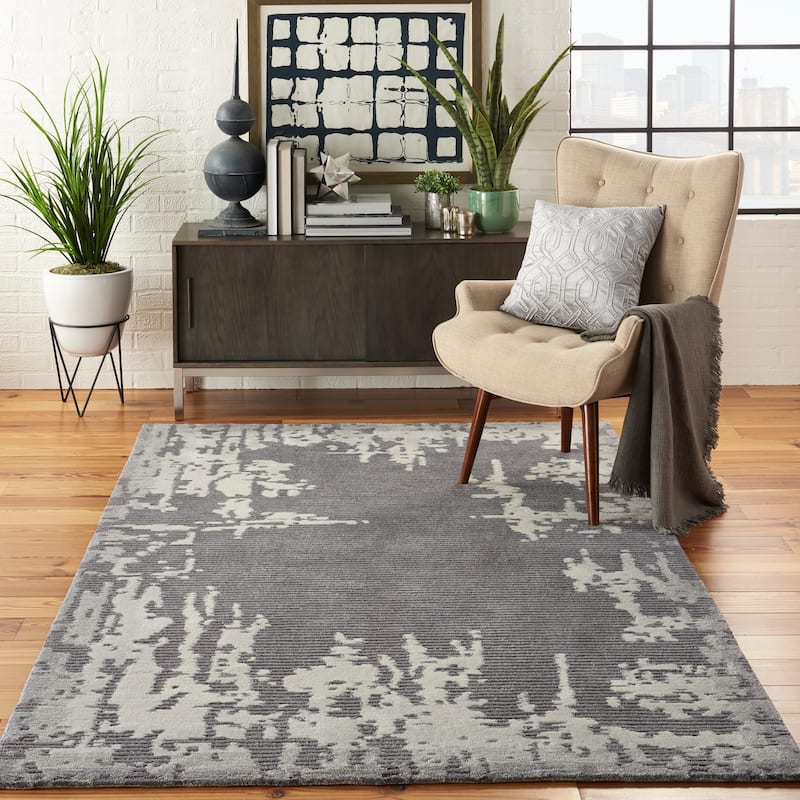 Nourison Symmetry Distressed Area Rug