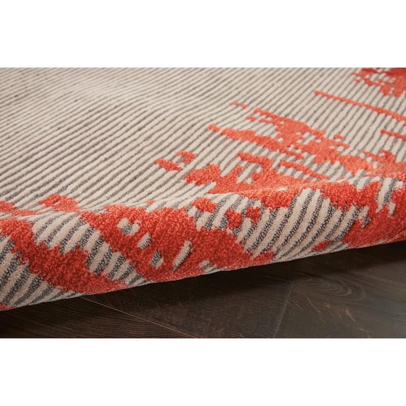 Nourison Symmetry Distressed Area Rug