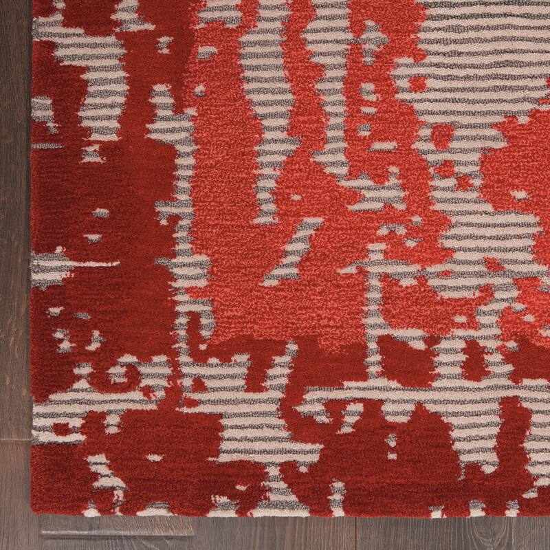 Nourison Symmetry Distressed Area Rug