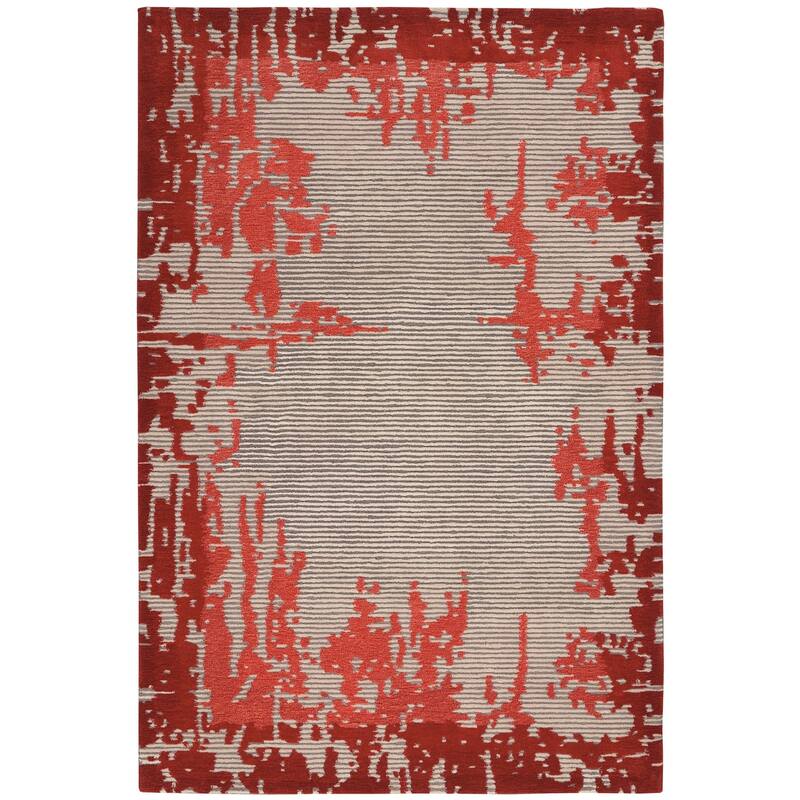 Nourison Symmetry Distressed Area Rug