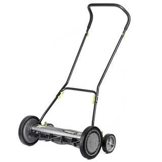 Earthwise 20- Inch Push Reel Mower w/ Trailing Wheels