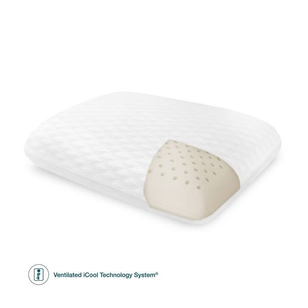 Shop Ecopedic Latex Foam Traditional Bed Pillow Free Shipping