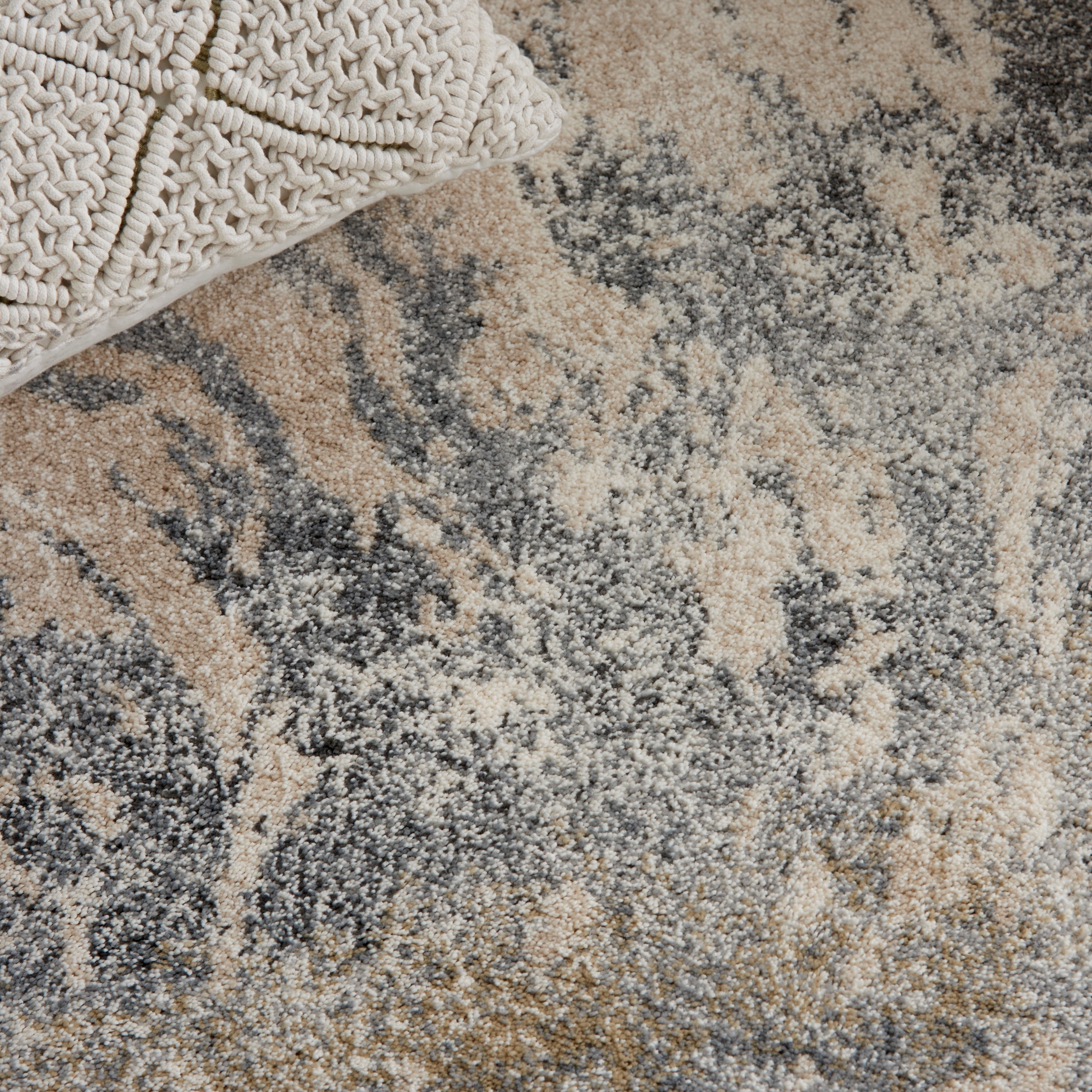 The Gray Barn Jolene Abstract Shag Area Rug eBay