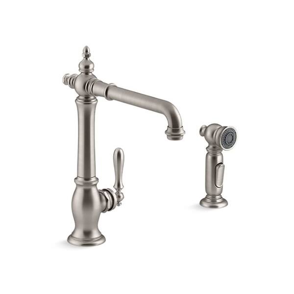 Shop Kohler Artifacts Kitchen Faucet K 99265 Vs Vibrant Stainless