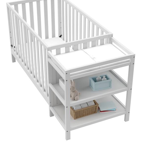 Shop Storkcraft Pacific 4 In 1 Convertible Crib And Changer 2