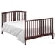 preview thumbnail 11 of 14, Storkcraft Greyson 4-in-1 Convertible Crib and Changer - 2 Open Shelves, Water-Resistant Vinyl Changing Pad with Safety Strap